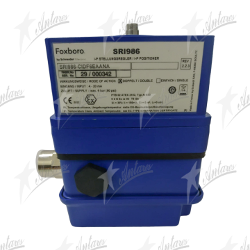 Antares FOXBORO ELECTRO PNEUMATIC POSITIONER SRI986-CIDF6EAANA